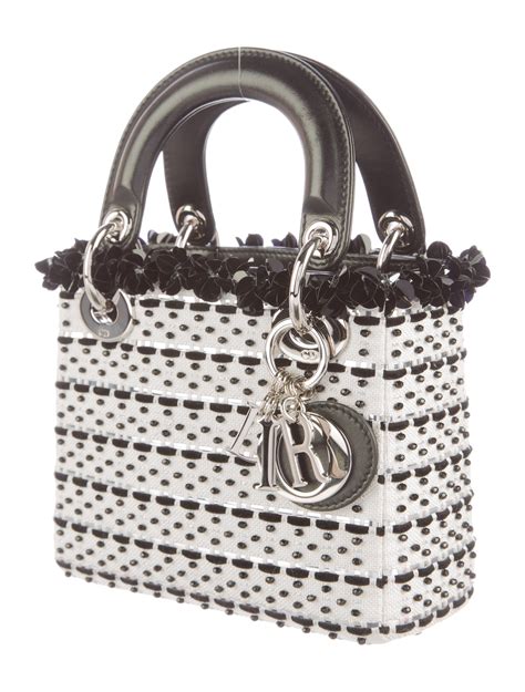 mini lady dior beaded|Lady Dior small dimension.